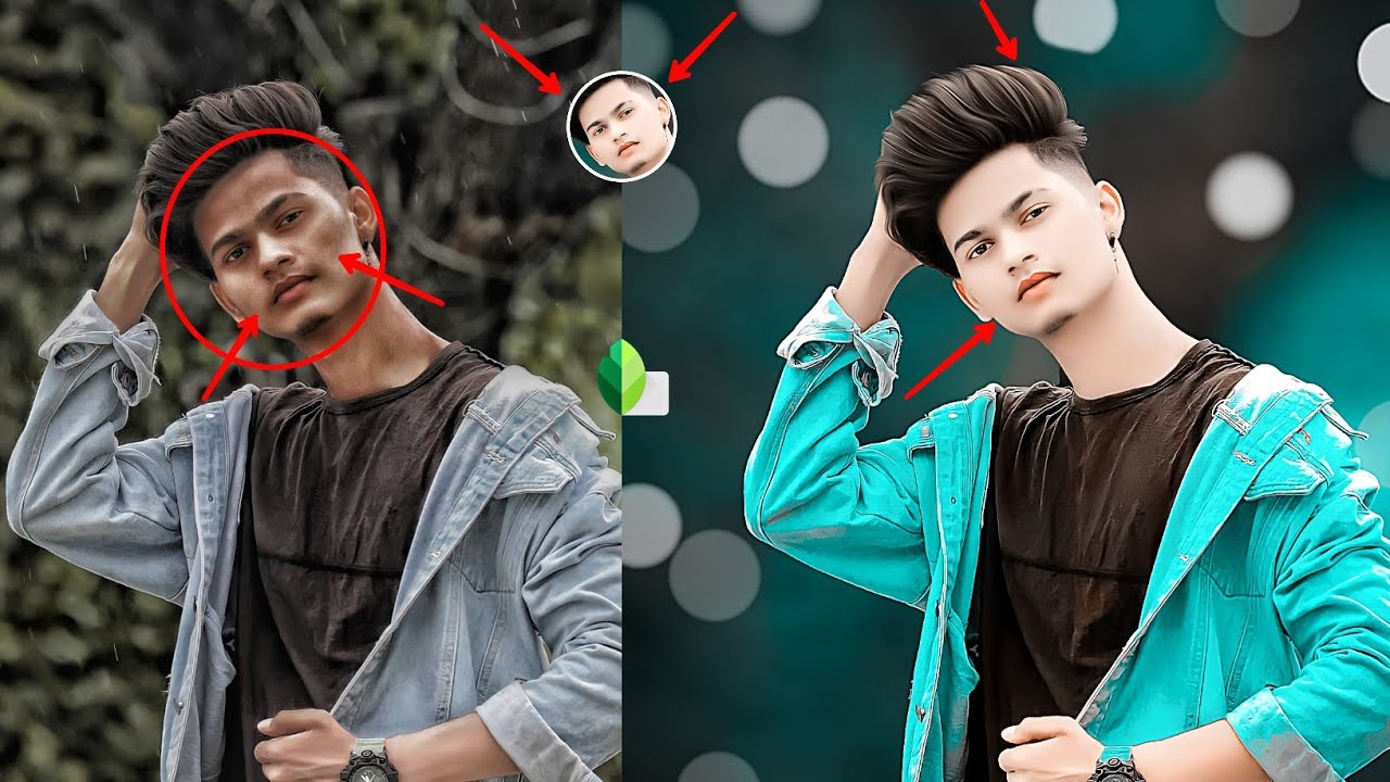 Snapseed Skin Smooth Oil Pant Photo Editing | Snapseed Aqua Tone Photo Editing