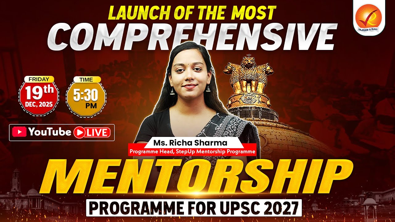 Launch of the most comprehensive mentorship program for UPSC 2027