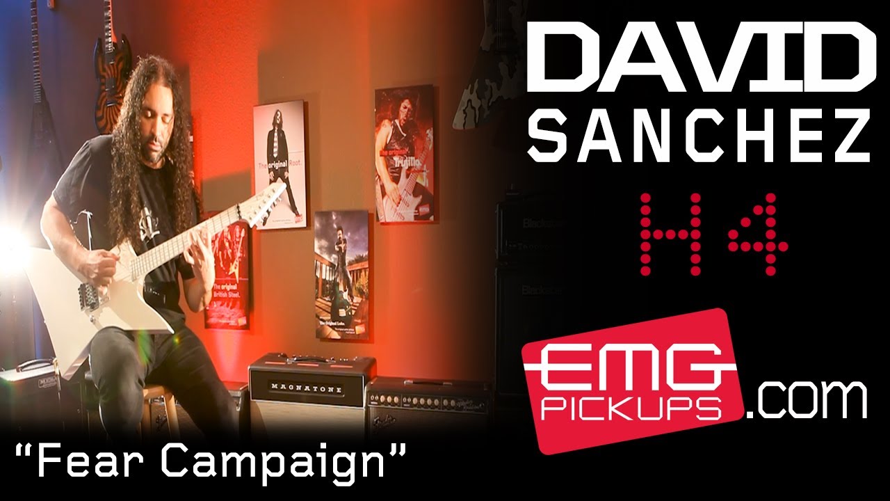 David Sanchez performs "Fear Campaign" on EMGtv