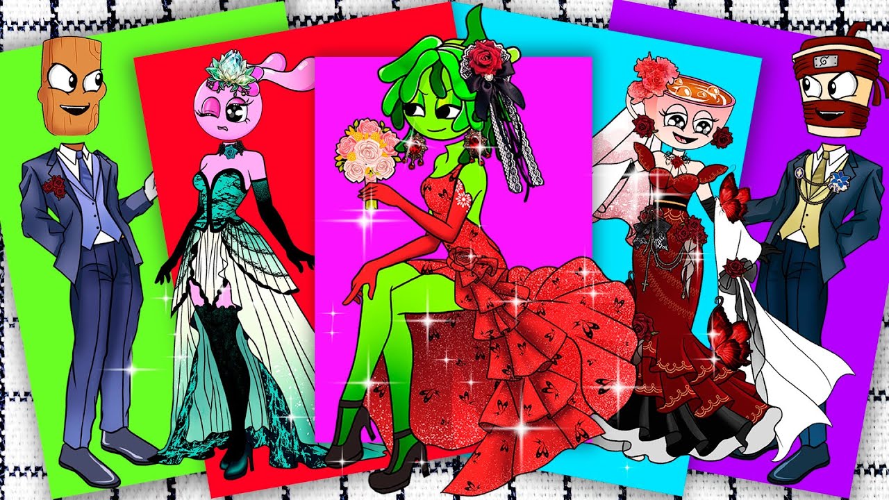 [ASMR Sticker Book] Brainrot x Incredibox Sprunki Fantasy – The Royal Dance Party 💃👑 SUS MOD