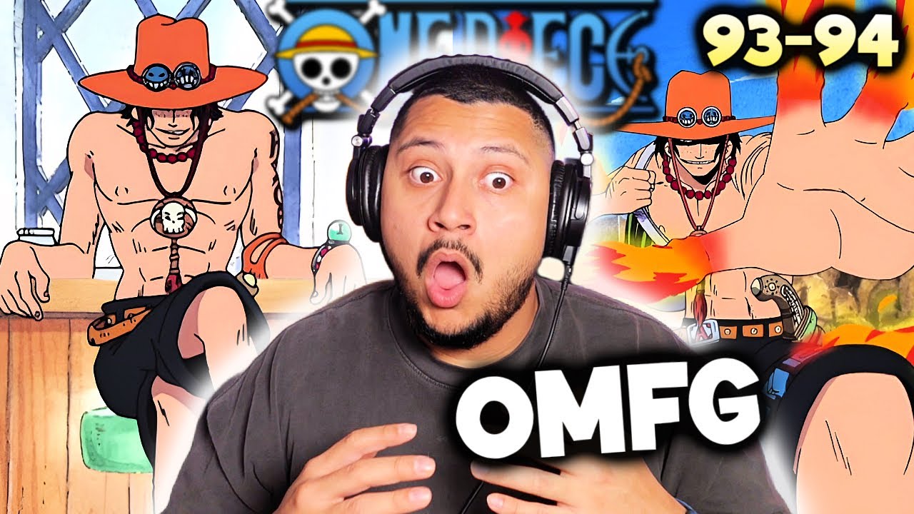 ACE IS HERE !!🔥 I Forced Myself to watch ONE PIECE for THE FIRST TIME !! Episode 93-94 (REACTION) 