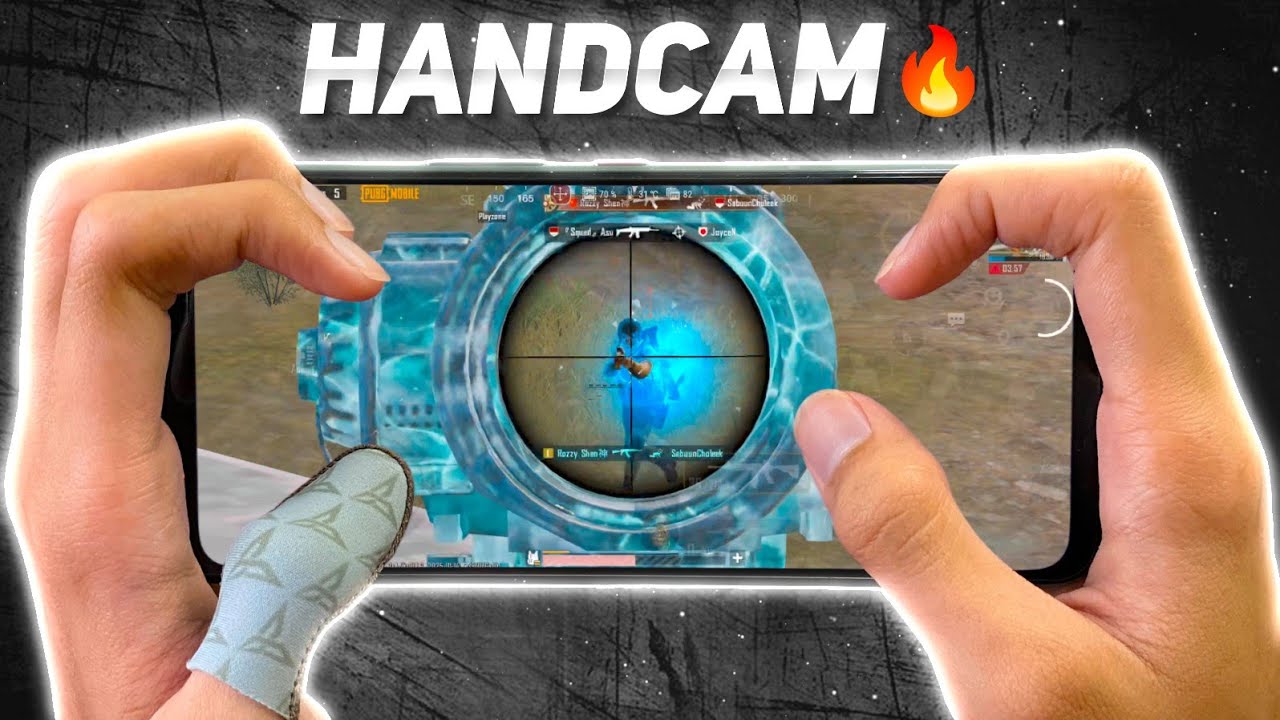 HANDCAM ROG Phone 6 | 5 Fingers & Gyroscope | PUBG Mobile!