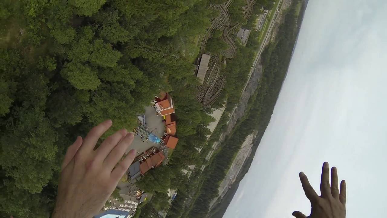 Zamperla Giant Discovery Spinspider Tusenfryd 2016 POV Onride