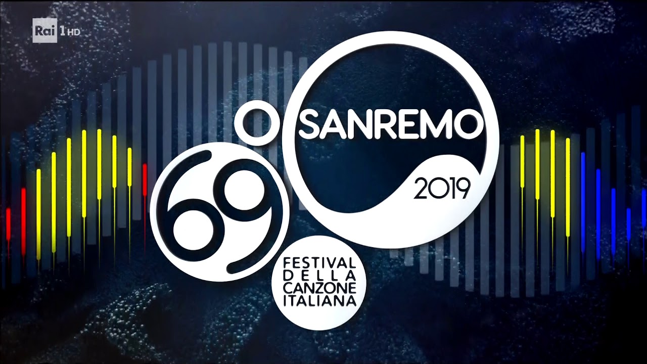 Rai1 HD - Sigla di apertura trasmissioni EUROVISION + Sigla di apertura 69° Festival di SanRemo 2019