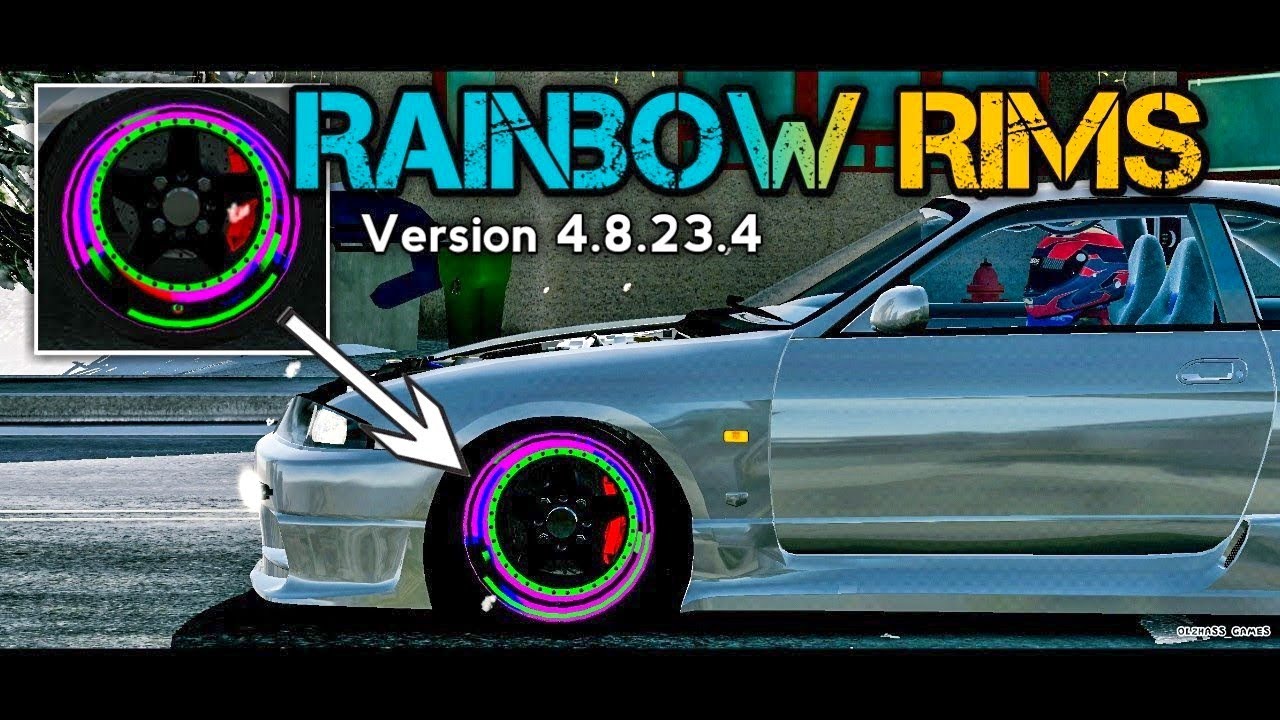 TUTORIAL RAINBOW RIMS | VELG RAINBOW PELANGI - Car Parking Multiplayer