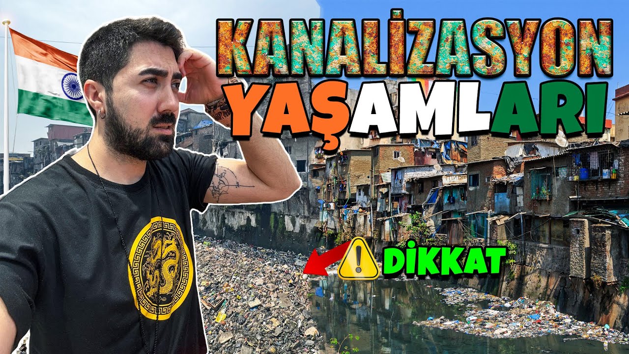 Dünya'nın EN BÜYÜK GECEKONDU Mahallesi l  Bu Sokaklarda Hayatlar Akıp Gidiyor ' Ama Nereye' ! 🇮🇳 ~3