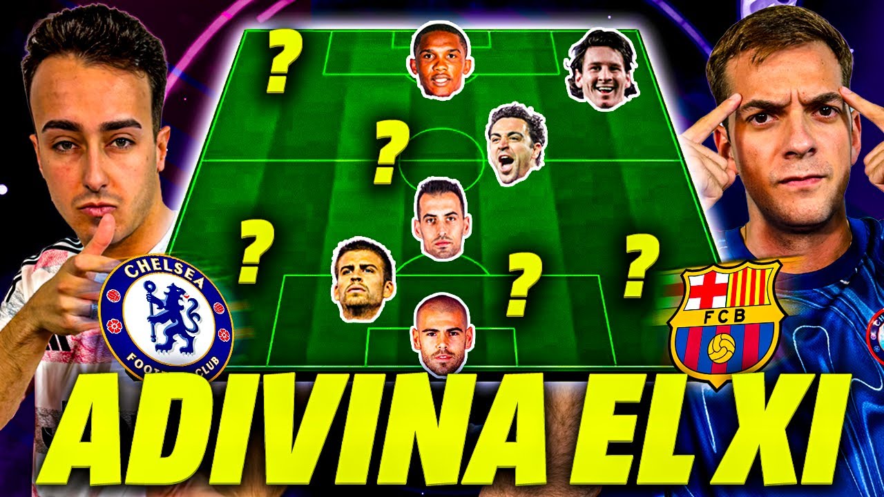 ADIVINA el XI de FÚTBOL JUGADOR por JUGADOR *NIVEL MUY DIFÍCIL*