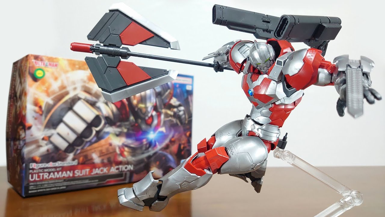 (めっちゃマッシブ！なのに・・・こんなに動くの！？武装も大量！)Figure-rise Standard ULTRAMAN SUIT JACK -ACTION-　レビュー