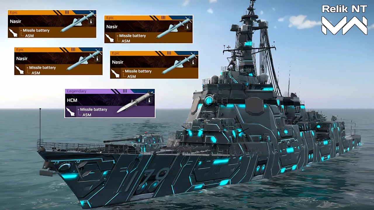 JS Maya - HCM With 4x Nasir | Full Anti-Decoy Build - Modern Warships 