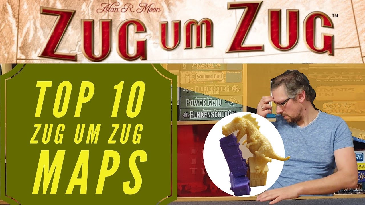 Top 10 - Zug um Zug - Map Collection / Grundspiele / Brettspiele / Erweiterungen