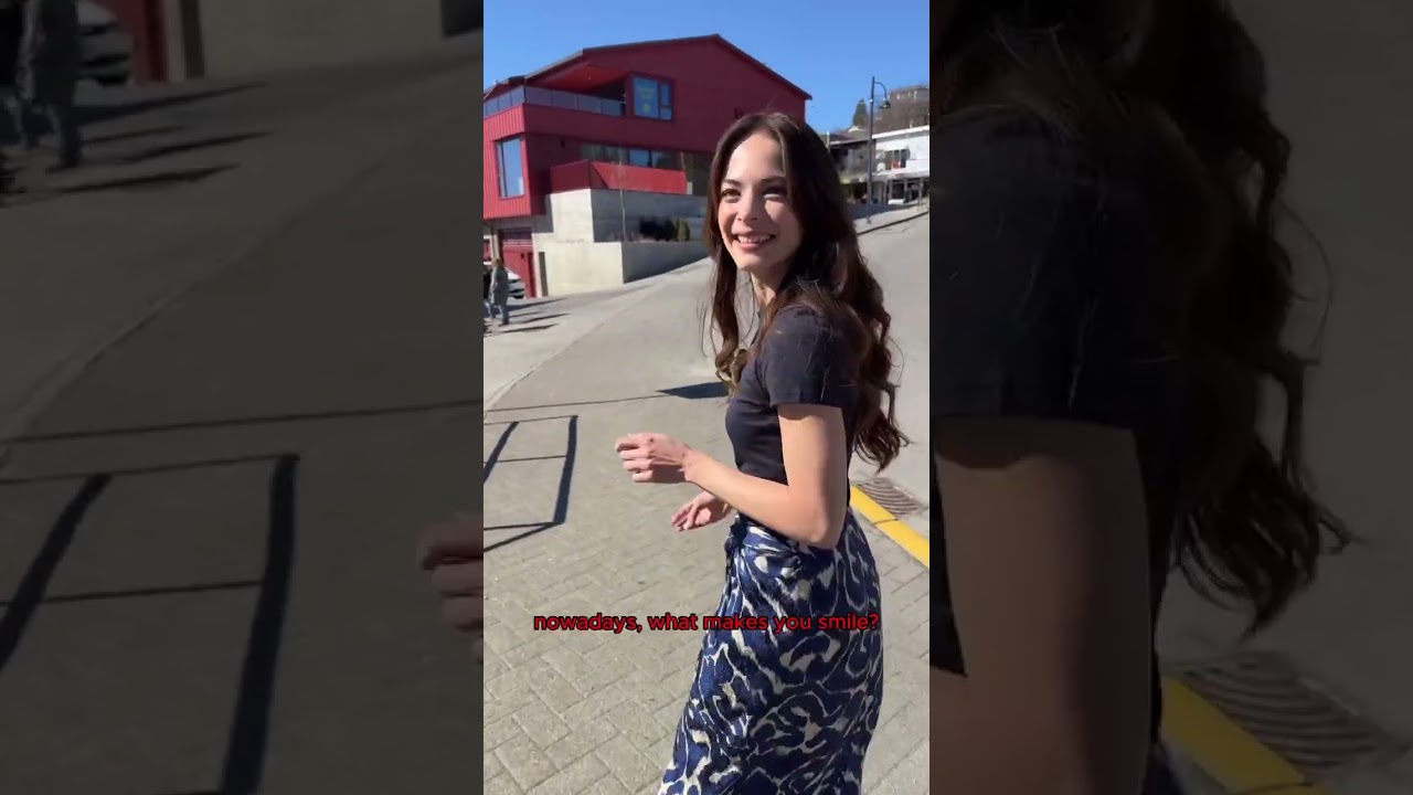 Gorgeous Kristin Kreuk of Murder in a Small Town and Smallville Walk and Talk
