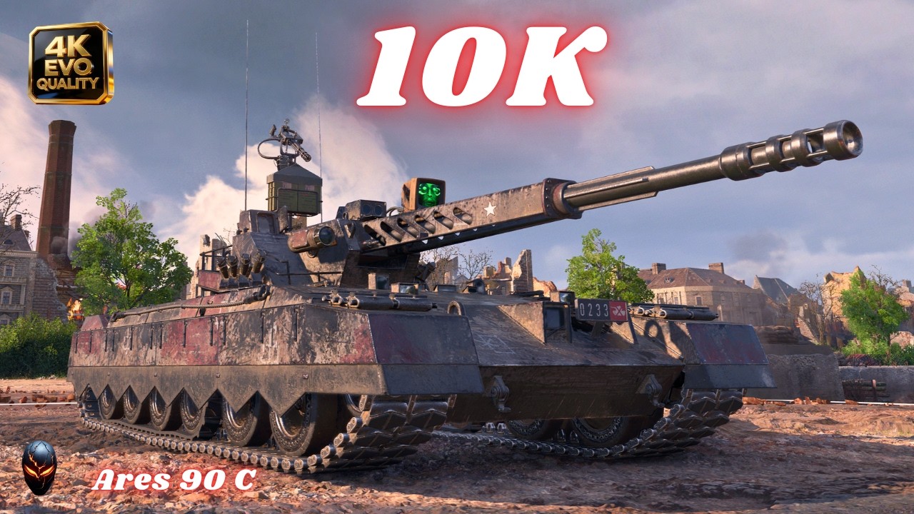 Ares 90 C 10K Damage 8 Kills World of Tanks #wot