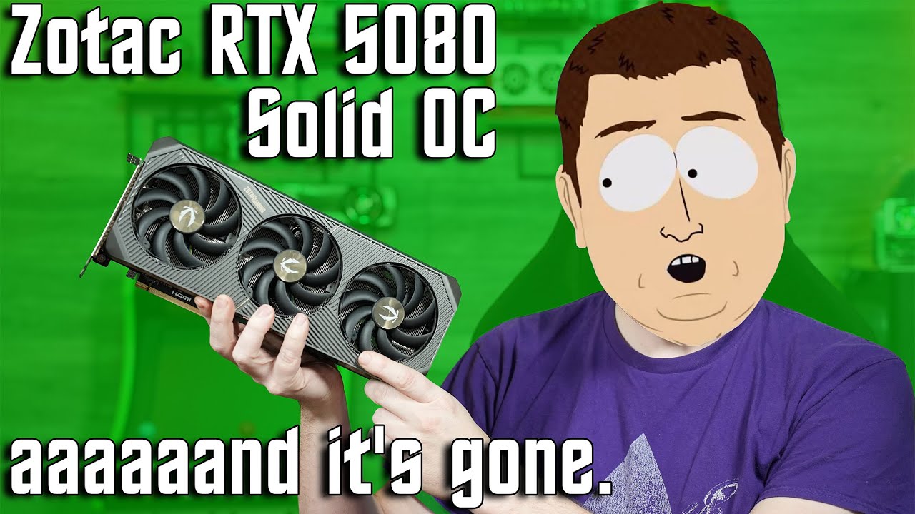 The RTX 5080, Zotac Solid OC Overclocking, and the Paper Launch
