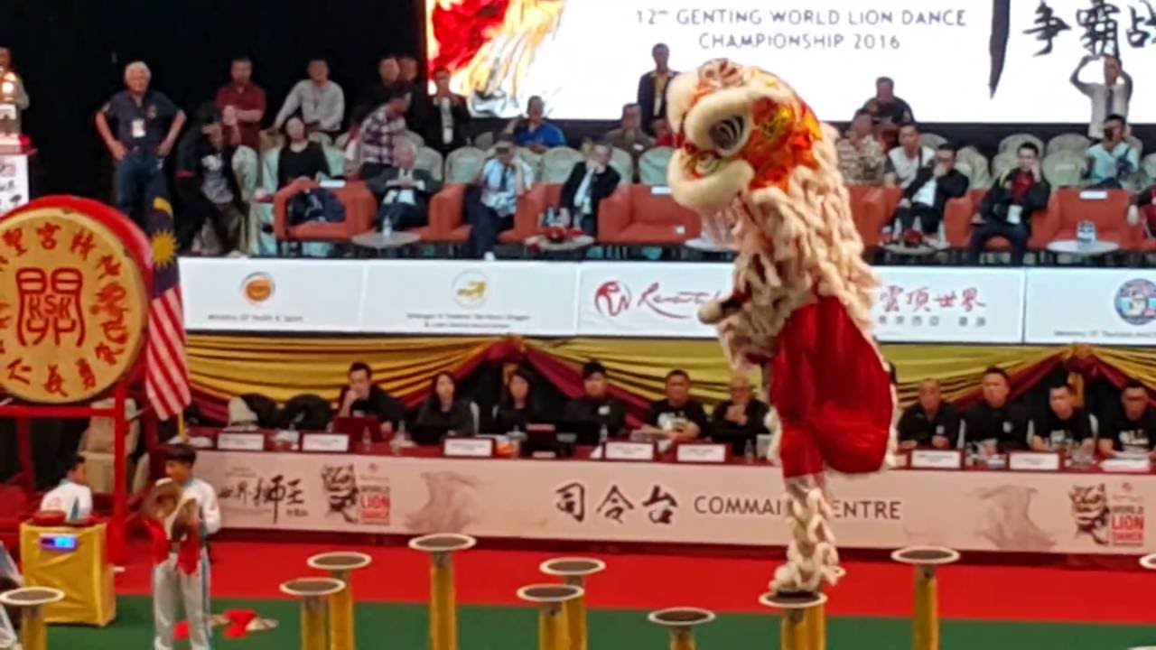 2016 12th Genting International Lion Dance Final -  馬來西亞麻坡關聖宮龍獅團