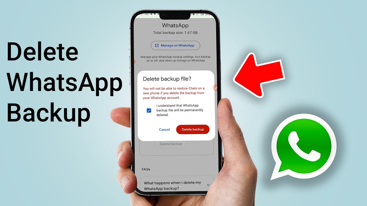 Как удалить резервную копию WhatsApp из аккаунта Google Drive и Gmail