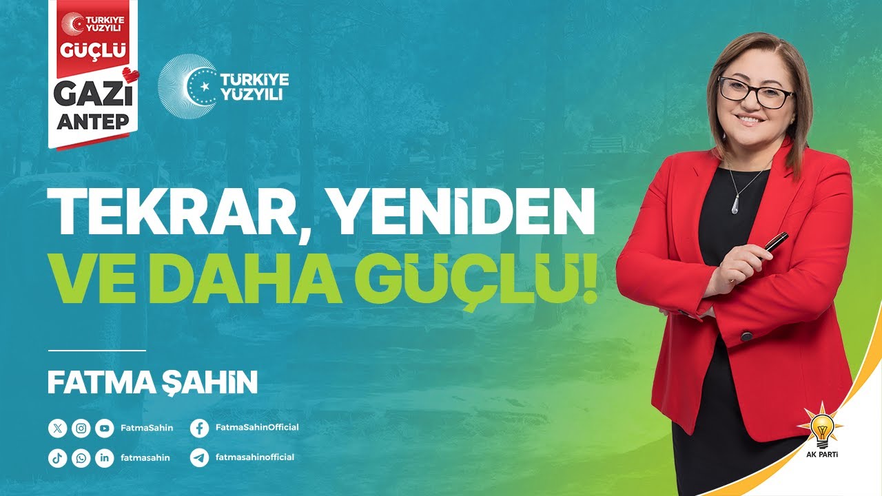 TEKRAR, YENİDEN VE DAHA GÜÇLÜ!