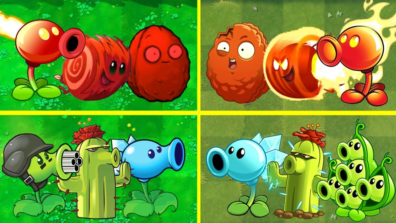Random Team Plant PvZ 1 vs PvZ 2 - Who 's Best Team Plant - PvZ 2 Plant Vs Plant