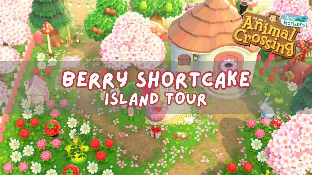berry shortcake island 🍰 dream island tour // animal crossing new horizons tour