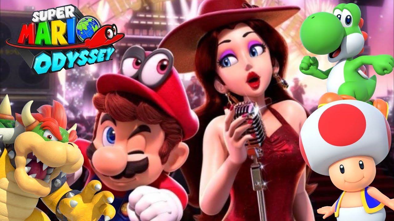 «Jump Up Superstar», но персонажи Марио поют это!