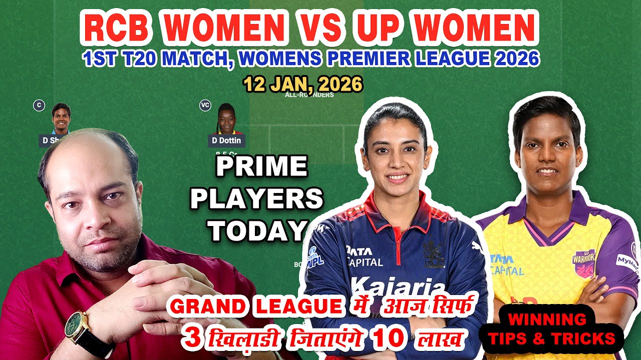 RCB-W vs UP-W Today Match Analysis | RCB W vs UPW W Dream11 Prediction | WPL 2026 5th Match Today