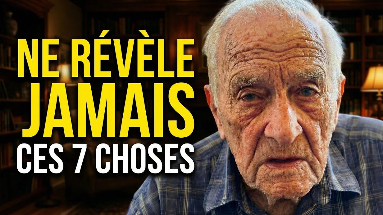 J’ai 92 ans — Ne révèle jamais ces 7 choses si tu veux devenir riche