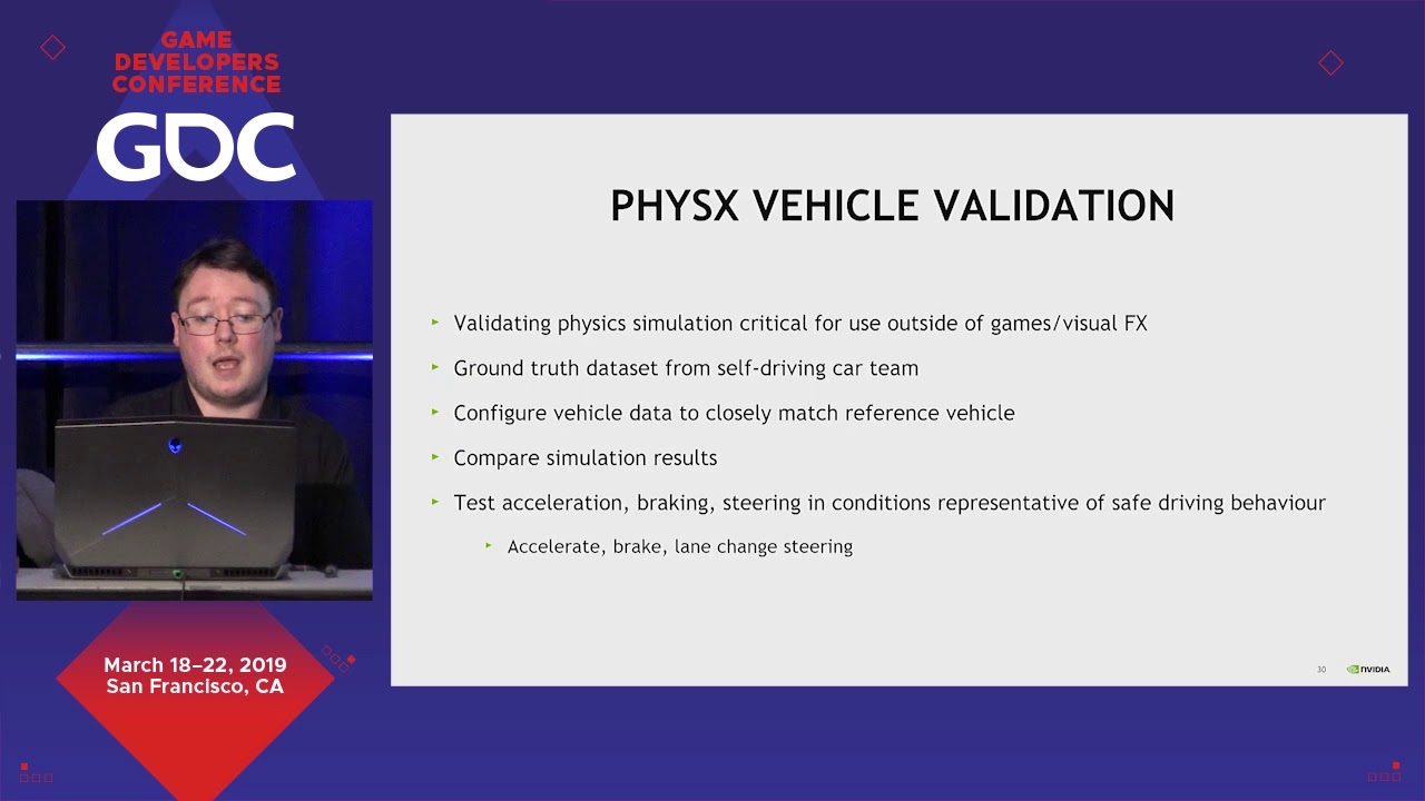 Using PhysX for Vehicle Simulations