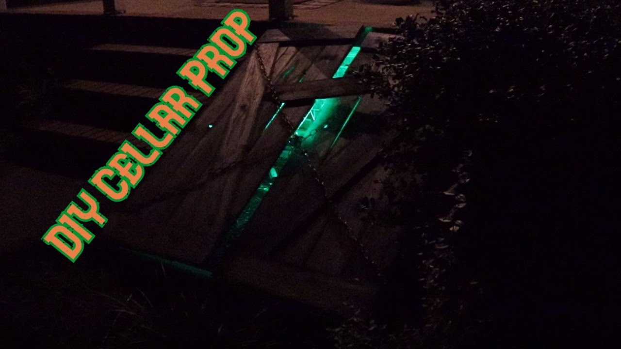 DIY Cellar Door Halloween Prop