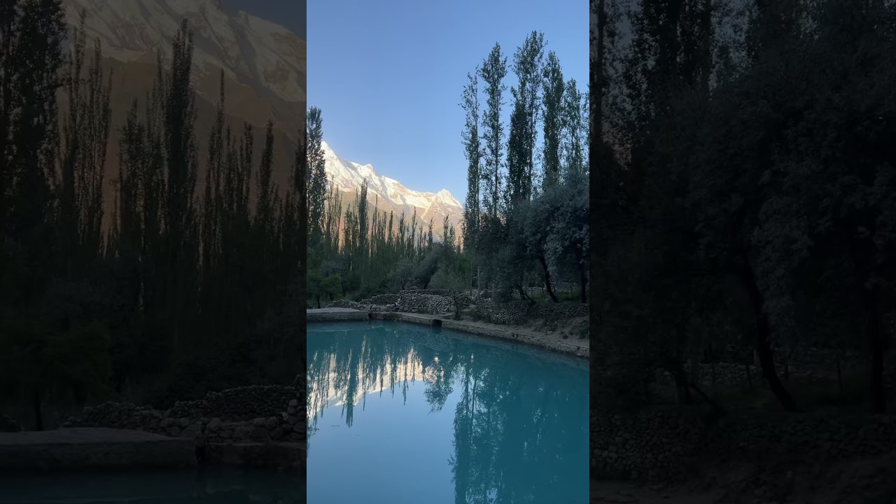 When Khukush Lake meets the gaze of Rakaposhi