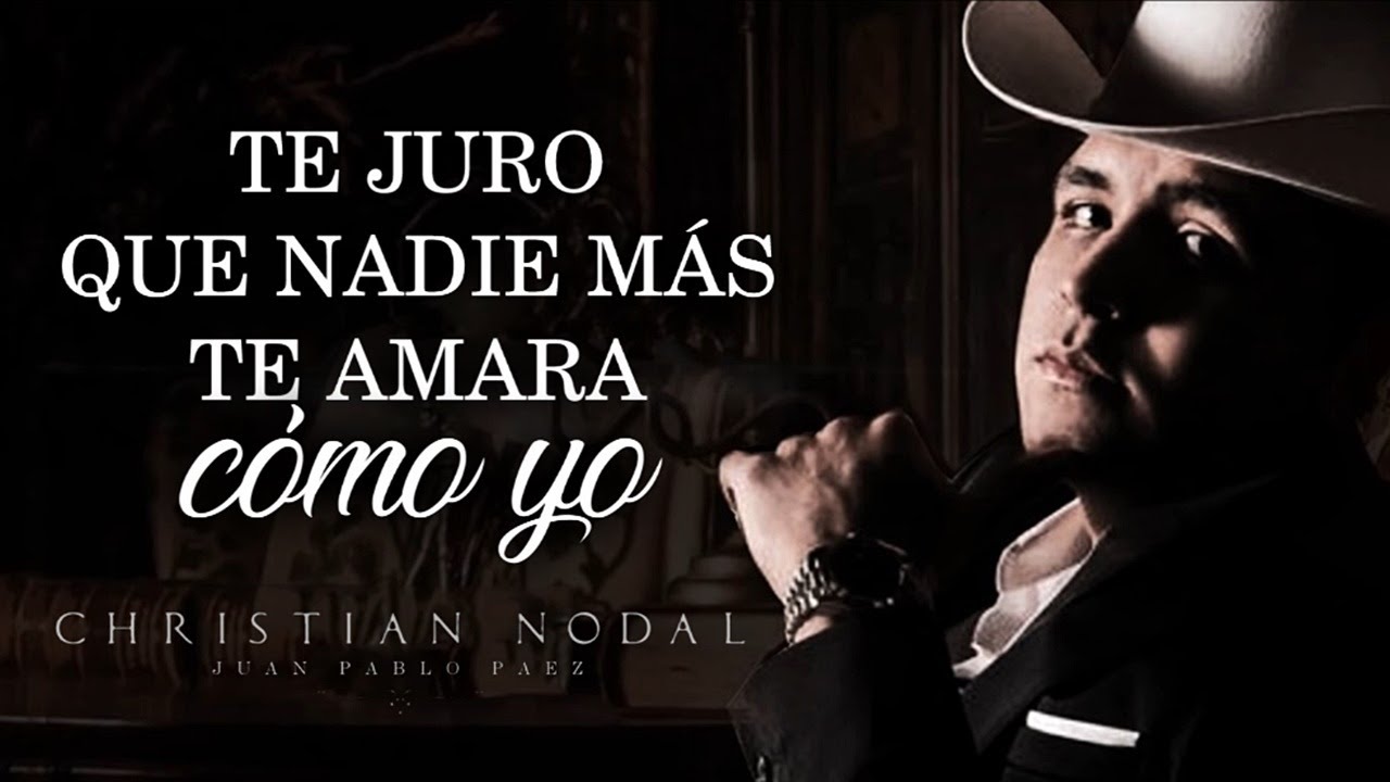 (LETRA) MI ETERNO AMOR SECRETO - Christian Nodal (Lyric Video)