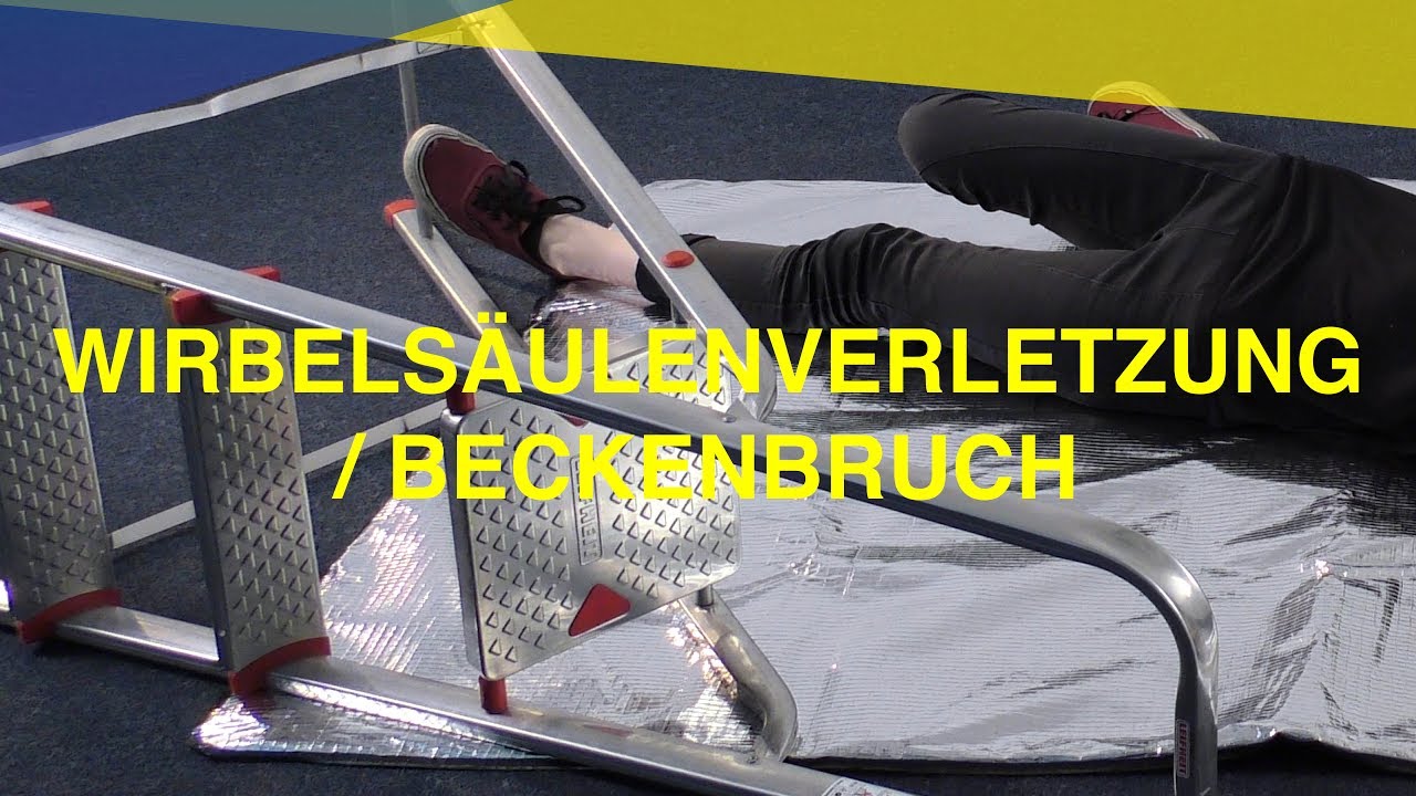 Wirbelsäulenverletzung / Beckenbruch | M-A-U-S Erste Hilfe Kurs | Video Tutorial