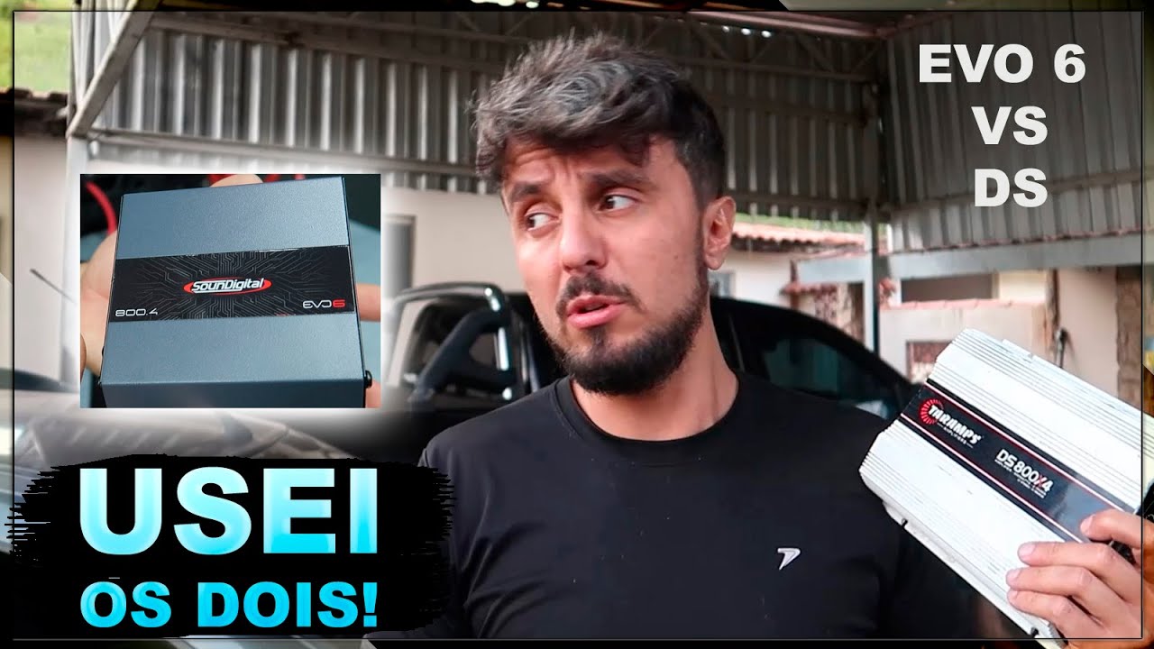 EXPERIÊNCIA! Usei o Taramps DS800x4 e agora estou com SounDigital SD800.4 EVO 6