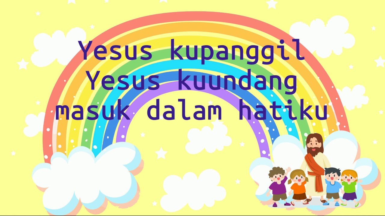🎵 Yesus kupanggil 🙋🎵| Lagu Sekolah Minggu 🎵