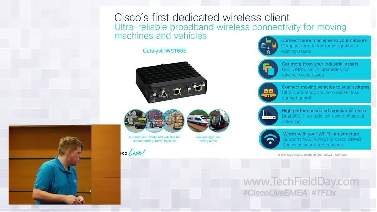 How Cisco IW9165 Powers Industrial Wireless for Mobile Robots & Vehicles