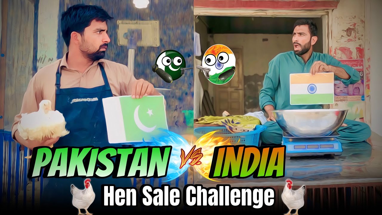 Pakistan vs India Hen Sale Challenge | Comedy Video | Crazy TV