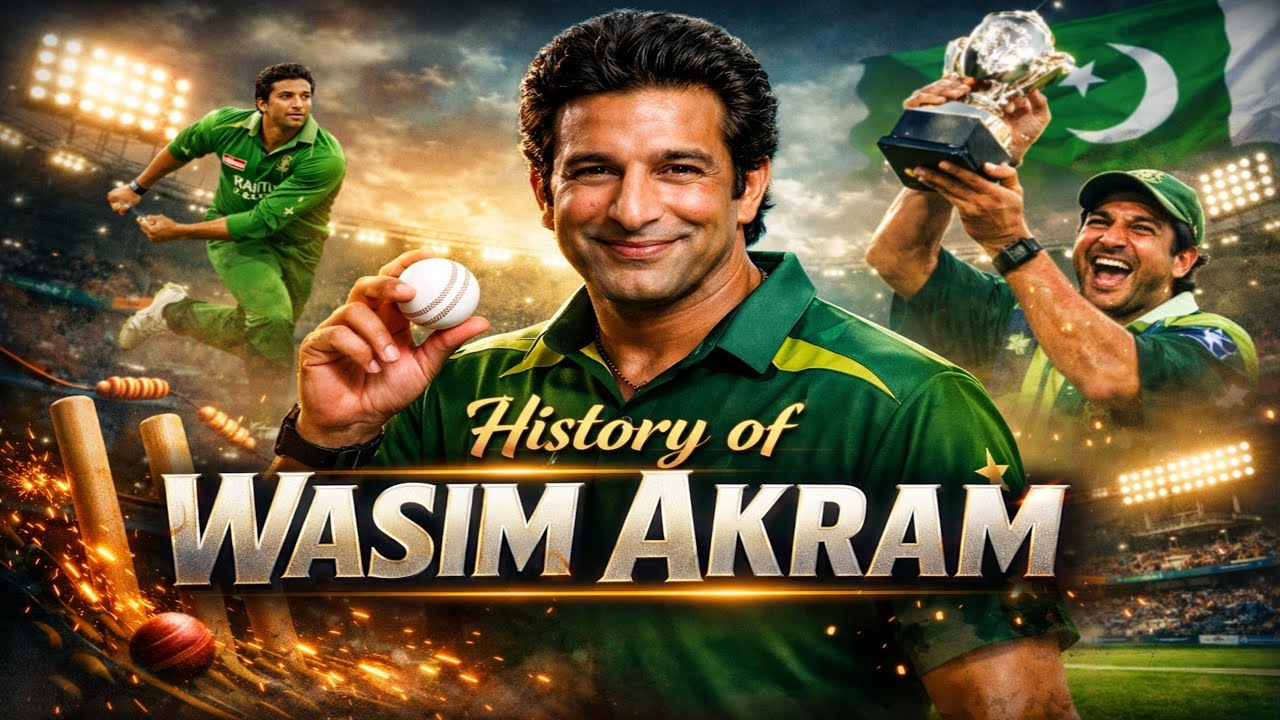 The Untold History of Wasim Akram – From Sultan of Swing to Cricket Legend