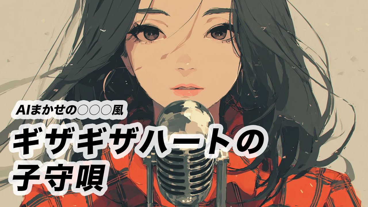 AIまかせのAdo風『ギザギザハートの子守唄』