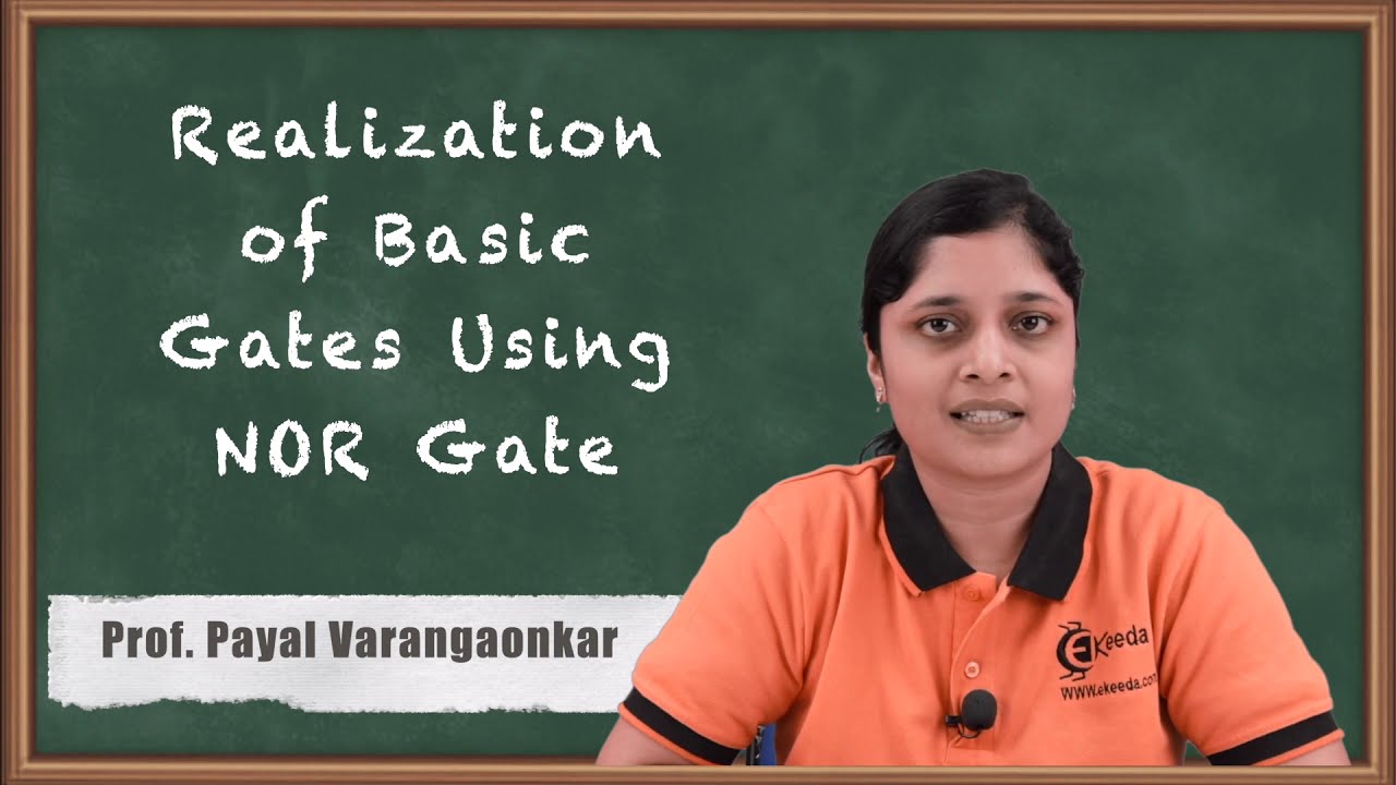 Realization of Basic Gates Using NOR Gate | Logic Gates & Combinational Circuits | EXTC Engineering