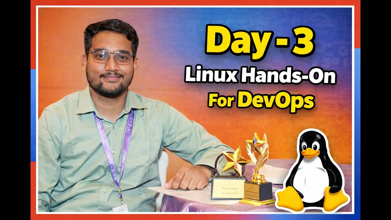 Learn Linux for DevOps | Full Hands-On | Day 3