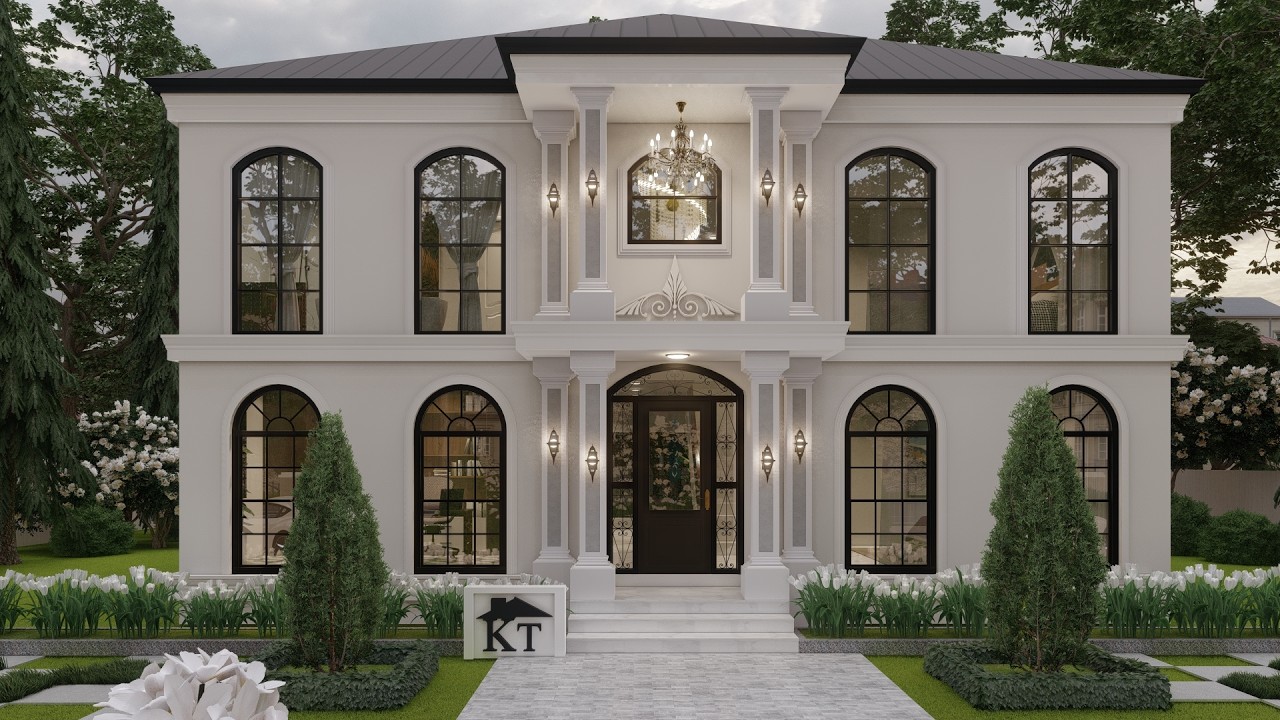 house design [12mx12m]/4bedrooms/model0170