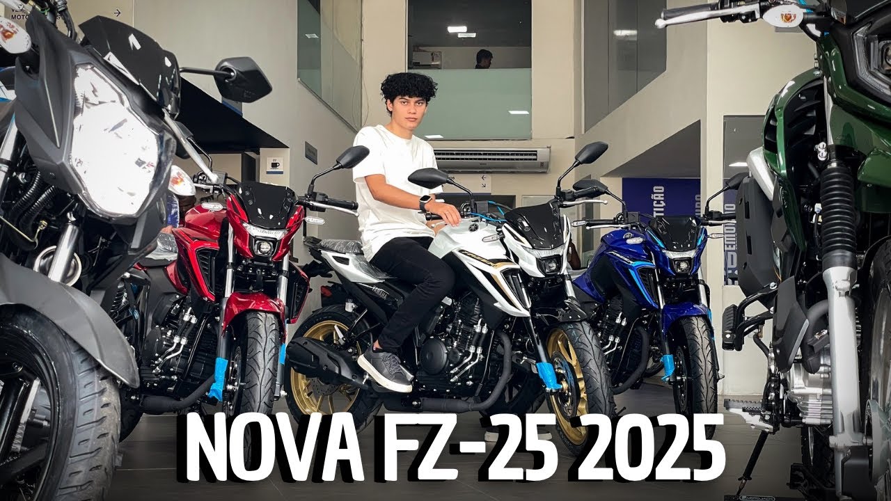 NOVA YAMAHA FZ-25 2025 / TODOS OS DETALHES