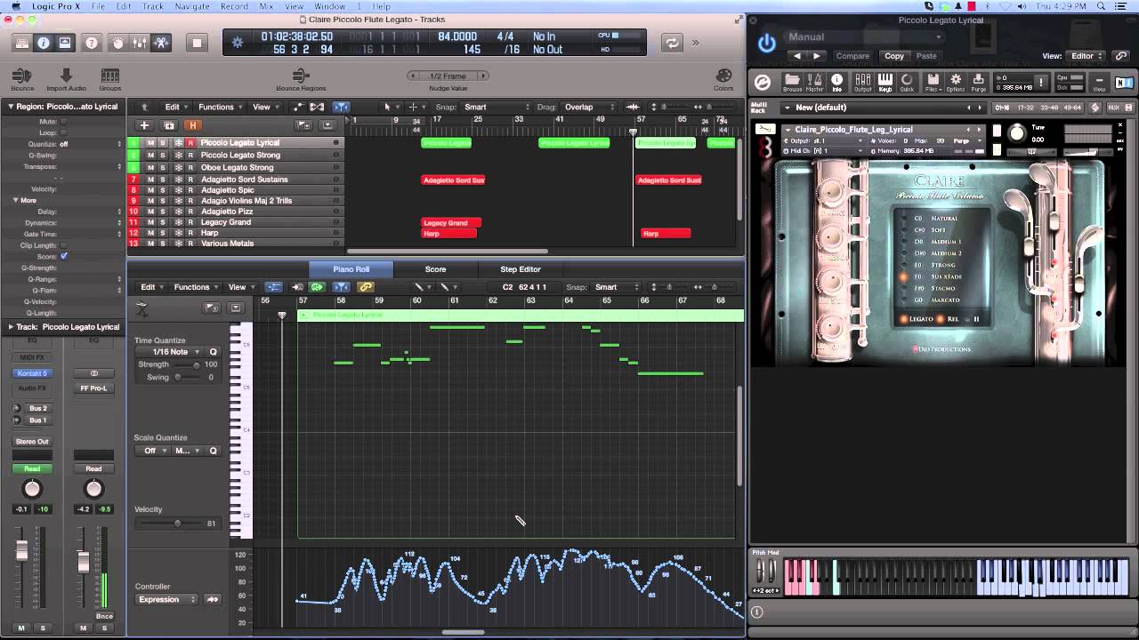 8Dio Claire Piccolo Virtuoso Legato
