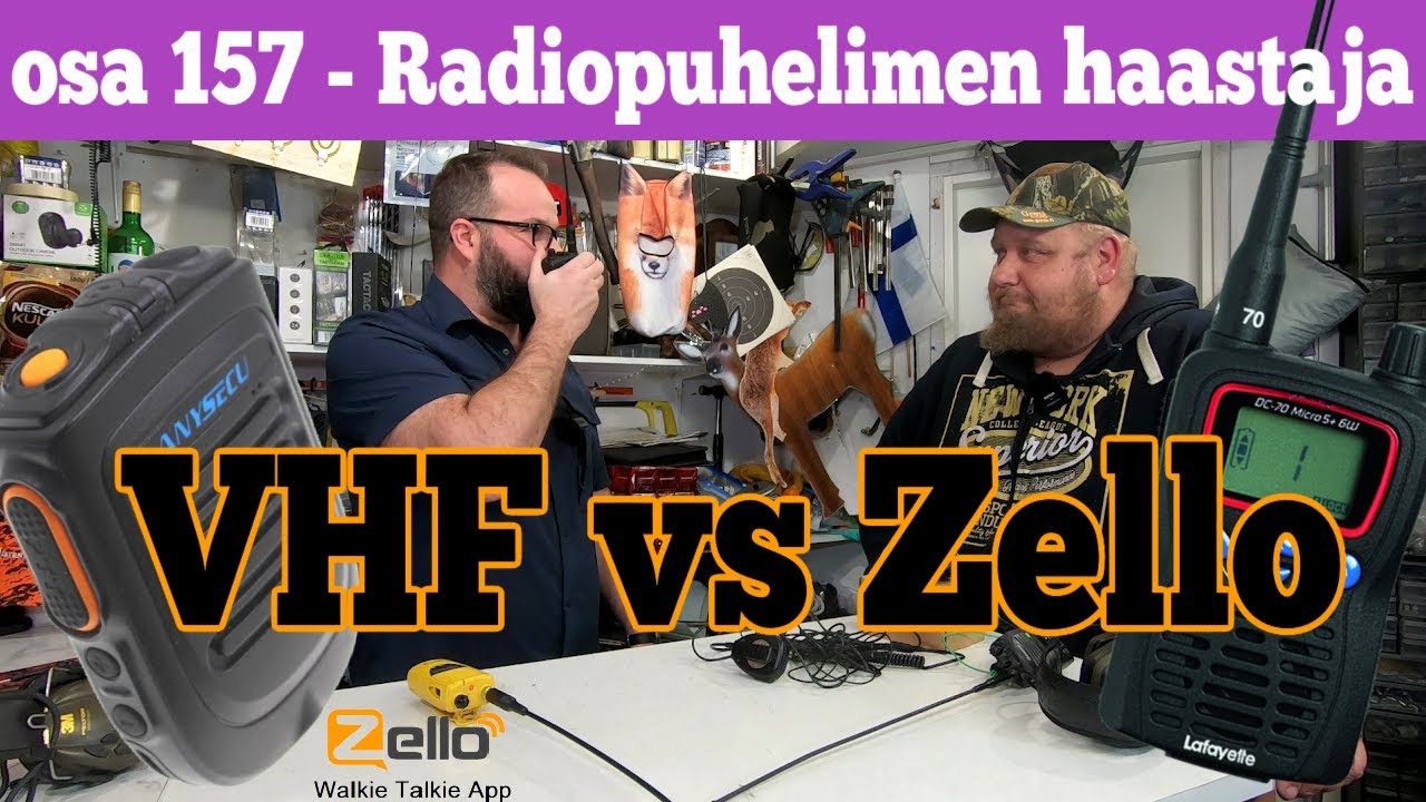 Osa 157 - Zello ja BT tangetti, syrjäyttääkö VHF-puhelimet? - 2021/2022