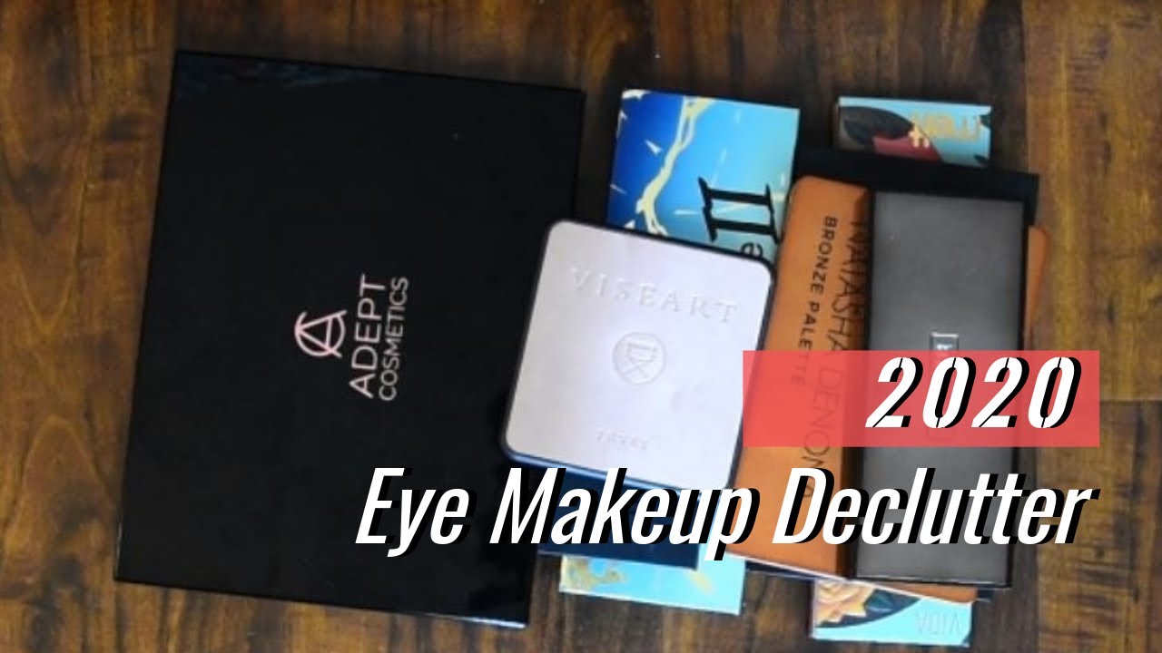 Palettes, Liners, and Eye Makeup Declutter | Only Keeping Things I Love