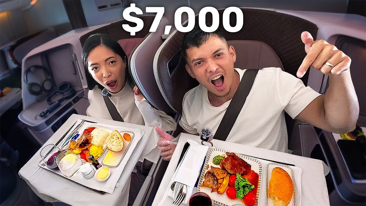 What $7000 Gets You on Singapore Airlines | Business Class Food