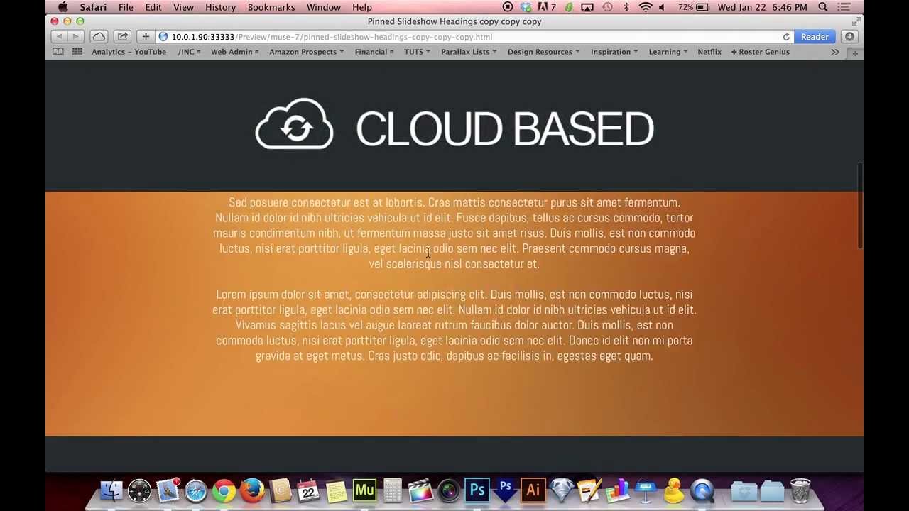 Adobe Muse CC 7.0 Tutorial | Dynamic Changing Header