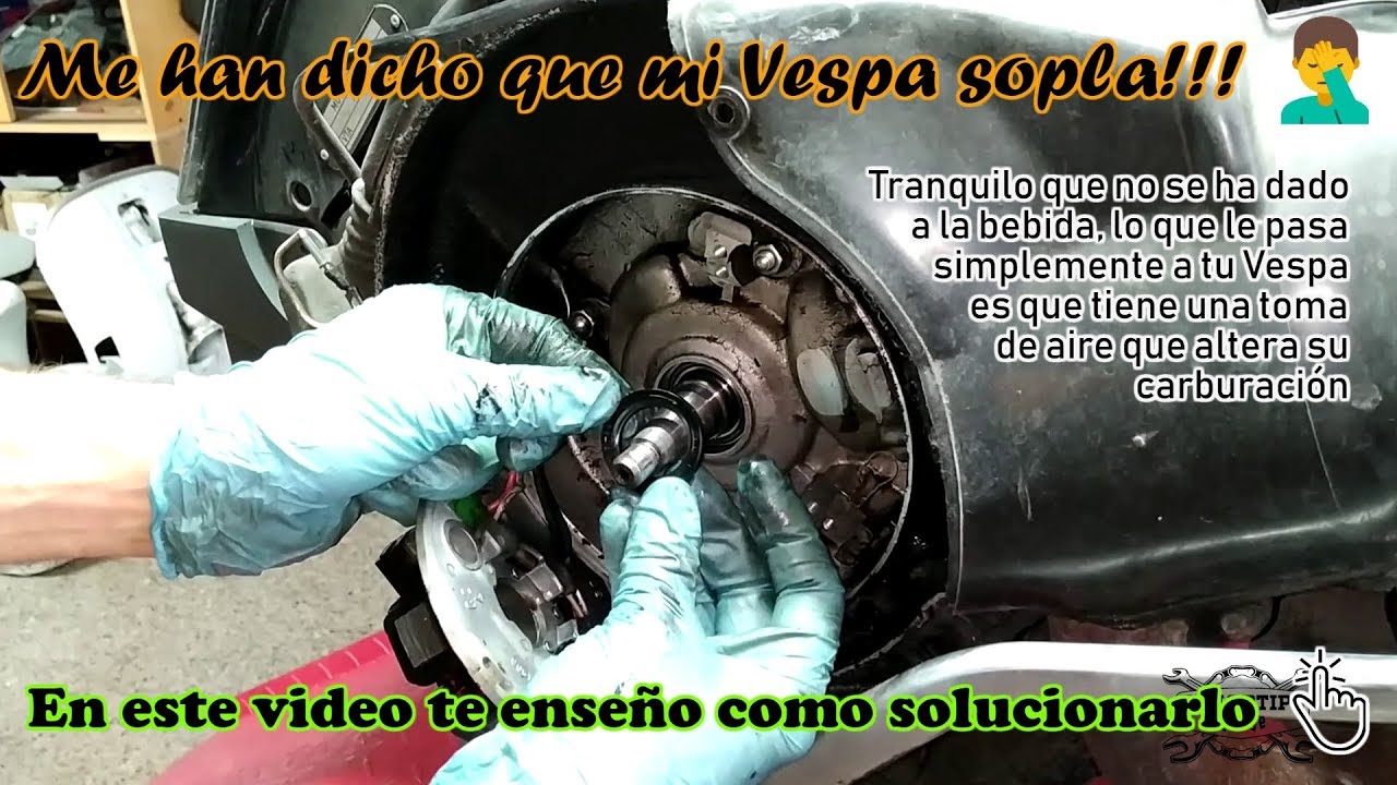 Como cambiar el reten del cigüeñal - Mecánica de la Vespa #17