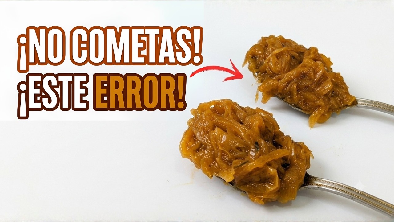 Cebolla Caramelizada de 2 Maneras 🧅 | Sin Azúcar Añadida