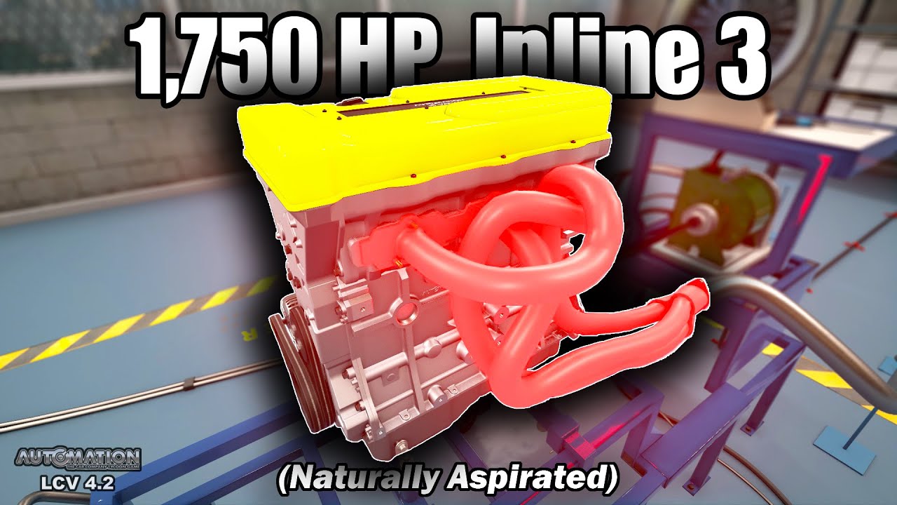 The Best Naturally Aspirated Inline 3 Engine Ever | Automation Game (LCV 4.2.41)