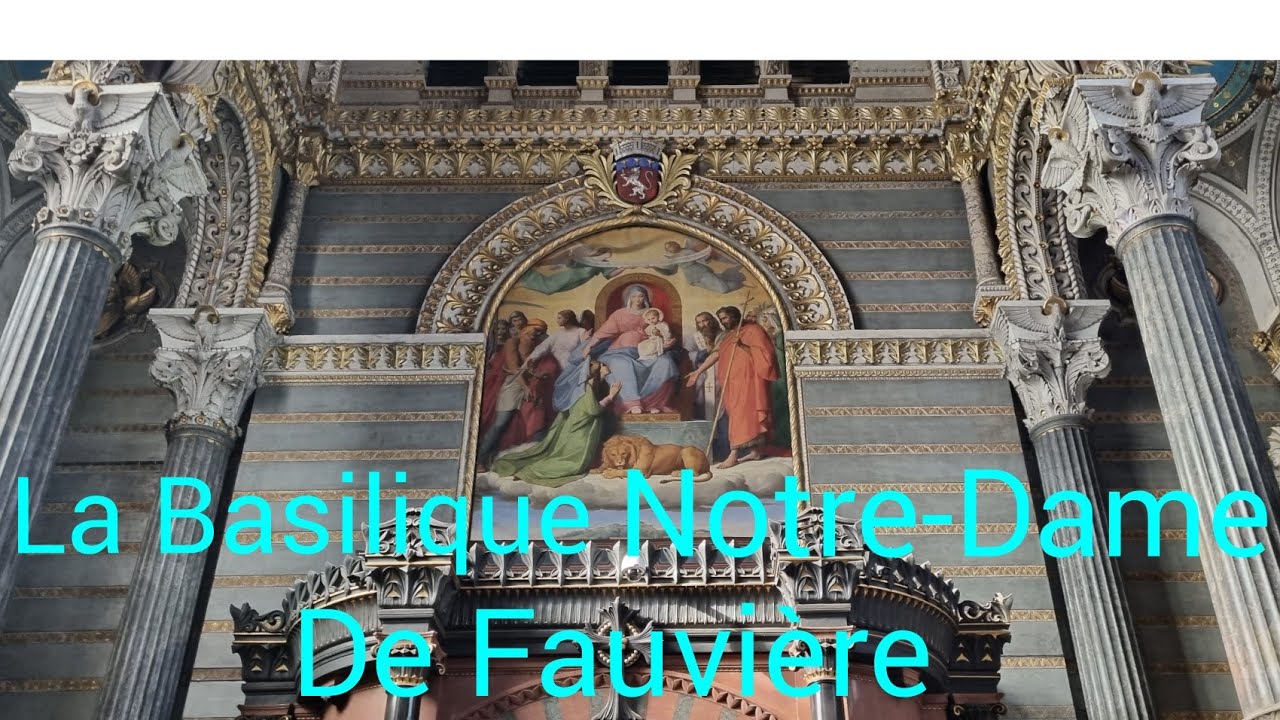 La Basilique Notre-Dame de Fourvière|Lyon France 4K#notredame#travelvlog@WannafeelFamily