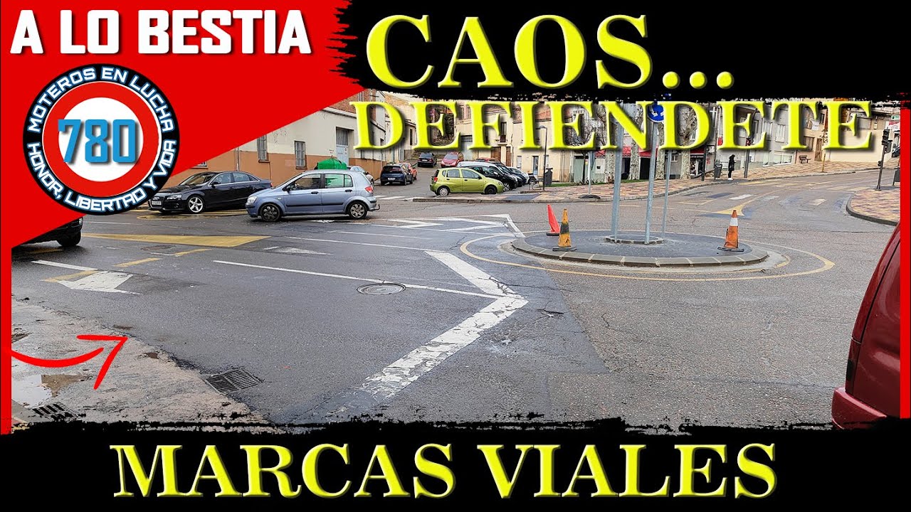 PINTAR DE NEGRO LAS FLECHAS BLANCAS ES ILEGAL POR PELIGROSO #DGT 👮‍♂️✍